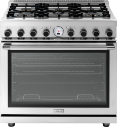 Range NEXT 48 Panorama Stainless steel - 4 induction, griddle, 2